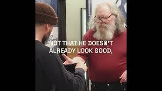 He Let Us Transform His Long White Hair and Beard!