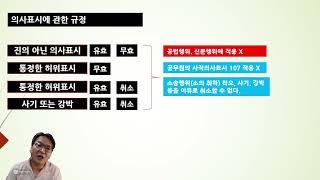 진의 아닌 의사표시. 비진의표시