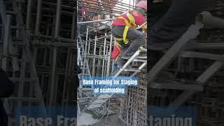 Base Framing for Staging of Scaffolding #base #framing #scaffolding #building #construction #site