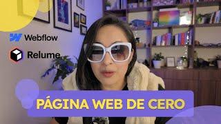 Página web sin código con RELUME & WEBFLOW