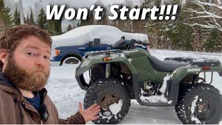 2018 Arctic cat Alterra 500 won’t start!!! Easy fix!