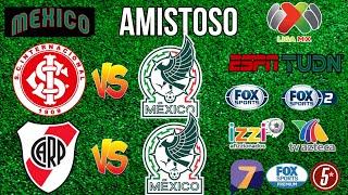 FECHAS, HORARIOS Y CANALES PARA LOS AMISTOSOS DE LA SELECCIÓN MEXICANA