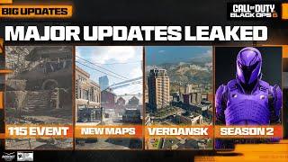 NEW MAJOR CONTENT UPDATES JUST LEAKED! (Season 2, 115 Event, Verdansk & MORE!)