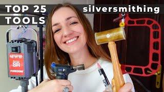 My TOP 25 tools for jewelry metalsmithing at home!