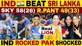 IND BEAT SRI LANKA | T20I MATCH | PAKISTANI GIRLS SHOCKING REACTIONS