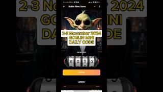 2 December Goblin Mine GameCode | Goblin Mine Game VIP Code ||Goblin Mine Game Daily Code