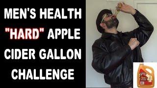 Food Challenge: "Hard" Apple Cider Gallon Chug WARNING VERY PAINFUL | FREAKEATING CHALLENGE 64