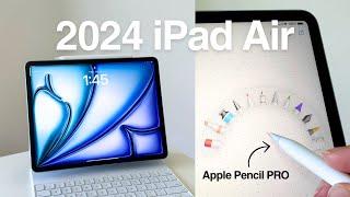 NEW iPad Air 2024 Unboxing & Review