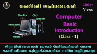 Computer basics Introduction class/கணினி அடிப்படைகள் அறிமுக வகுப்பு(Class-1)