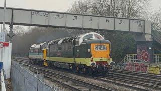 37401 with D9000 (55022) and then Arriving and Departing Oxford (10/03/25 & 11/03/25)