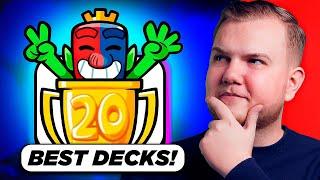 BEST DECKS TO WIN 20 WIN CHALLENGE IN CLASH ROYALE!