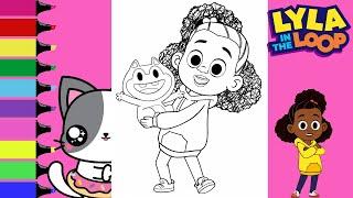 Coloring Lyla in the Loop Lyla Loops and Stu Coloring Book Pages | Sprinkled Donuts JR