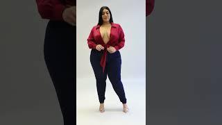 Plus size models lifestyle curvy woman in classy doll top dress.plus size women Fashion beauty.