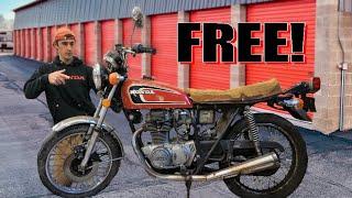 Free Honda Motorcycle Find In Abandoned Storage Unit