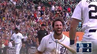 Matt Vierling Slide | Detroit Tigers Game Winning Run