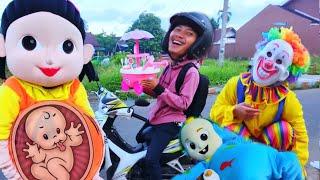 Drama Badut Lucu SquidGame Jualan Es Krim Badut Lucu Cocomelon Odong Odong Main di Playground