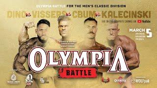 OLYMPIA BATTLE CLASSIC PHYSIQUE WITH CBUM, RAMON, URS AND VISSERS.