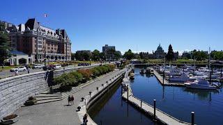 Downtown Victoria, British Columbia - Walking Tour in 4K (UHD)