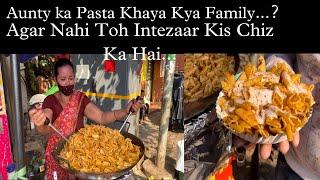 Aunty Ka Pasta | Desi Street Style Pasta | Street Food India | Foodshood Mania #indiastreetfood