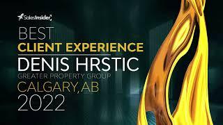 Denis Hrstic of Greater Property Group Named as Best Client Experience Award Winner 2022