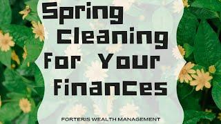 Spring Cleaning for your Personal Finances