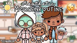 AESTHETIC MORGENROUTINE *SCHWANGER*  | AESTHETIC ROUTINE/GESCHICHTE | TOCA BOCA STORY DEUTSCH