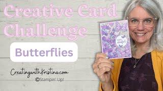 Creative Card Challenge - Butterflies