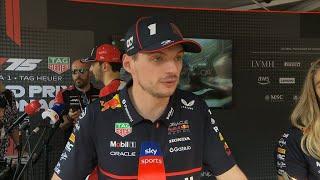 Max Verstappen Blames Team, Not Hamilton for Block | Post Qualifying Interview | Monaco Grand Prix
