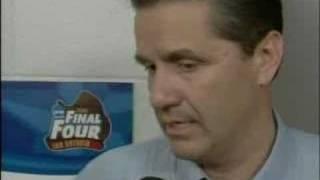 Memphis Tigers John Calipari Interview 2008 Basketball Final