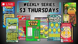 WEEKLY SERIES: $3 THURSDAYSCRATCHING LOTTERY TICKETS DURING MY LIVESTREAM