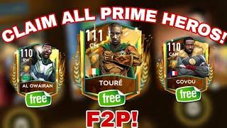 HOW TO CLAIM *ALL* PRIME HEROES F2P!  BEST METHOD!  FIFA MOBILE 23!