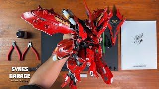 Night Hawk Spec II Red Soul 1/144 | ASMR BUILD | Red Soul Copy Nightingale