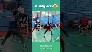 Brilliant Badminton Skills from SARAVANAN  PURUSHOTHAMAN  VS  ADITH  SREEHARI #badminton #shorts