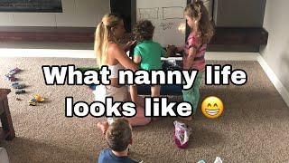 Vlog: day in the life of a full time nanny to 4...going back to work after quarantine!