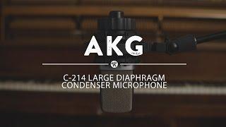 AKG C214 Large Diaphragm Condenser Microphone | Reverb Demo Video