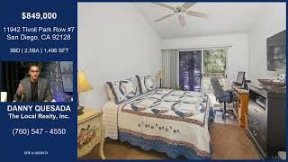 11942 Tivoli Park Row #7 San Diego, CA 92128 With Danny Quesada