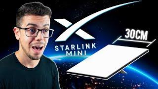 STARLINK MINI VAI MUDAR O MUNDO! Nova “anteninha” da Internet de Elon Musk