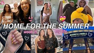 HOME FOR THE SUMMER | week in my life vlog