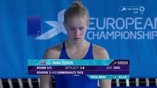 Helle Tuxen Glasgow 2018 Platform Final