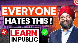 Learn in Public = High Paying Job?  | The Best Way and Real Truth