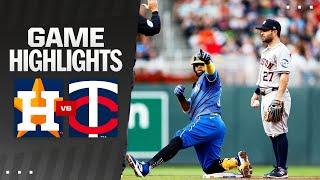 Astros vs. Twins Game Highlights (7/5/24) | MLB Highlights