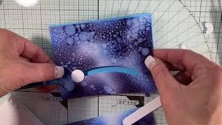 Whimsy Kinetic Die Tutorial   Space Dragon Card