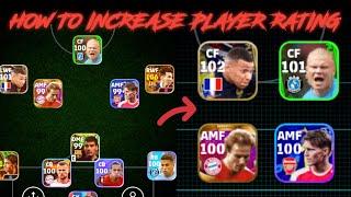 How To INCREASE Player RATINGS  in eFootball 2024 Mobile Latest Update