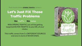 PUSH ONE BUTTON AND ENJOY FREE DAILY TRAFFIC FOREVER | Spring Traffic