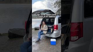 Minivan camping made easy! A simple build in a Dodge Grand Caravan for cozy outdoor adventures ️