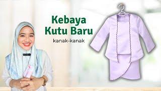 Kebaya Kutu Baru Tipu-Tipu for Kids | Senang je!