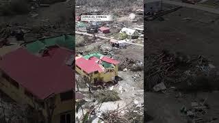 NEW Hurricane Beryl Drone Footage From Carriacou Island