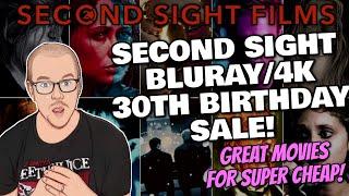 HUGE Second Sight Films 30th Anniversary SALE! - Some Of The BEST Blurays And 4Ks For SUPER CHEAP!