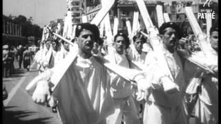 Nasser Sees Egypt Parade Military Might AKA Egyptian Military Parade (1956)