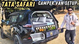 Ultimate Tata Safari Camper Van Setup for Car Camping In India @TheLostRoamer.
